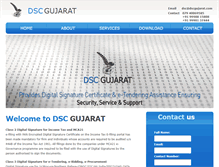 Tablet Screenshot of dscgujarat.com